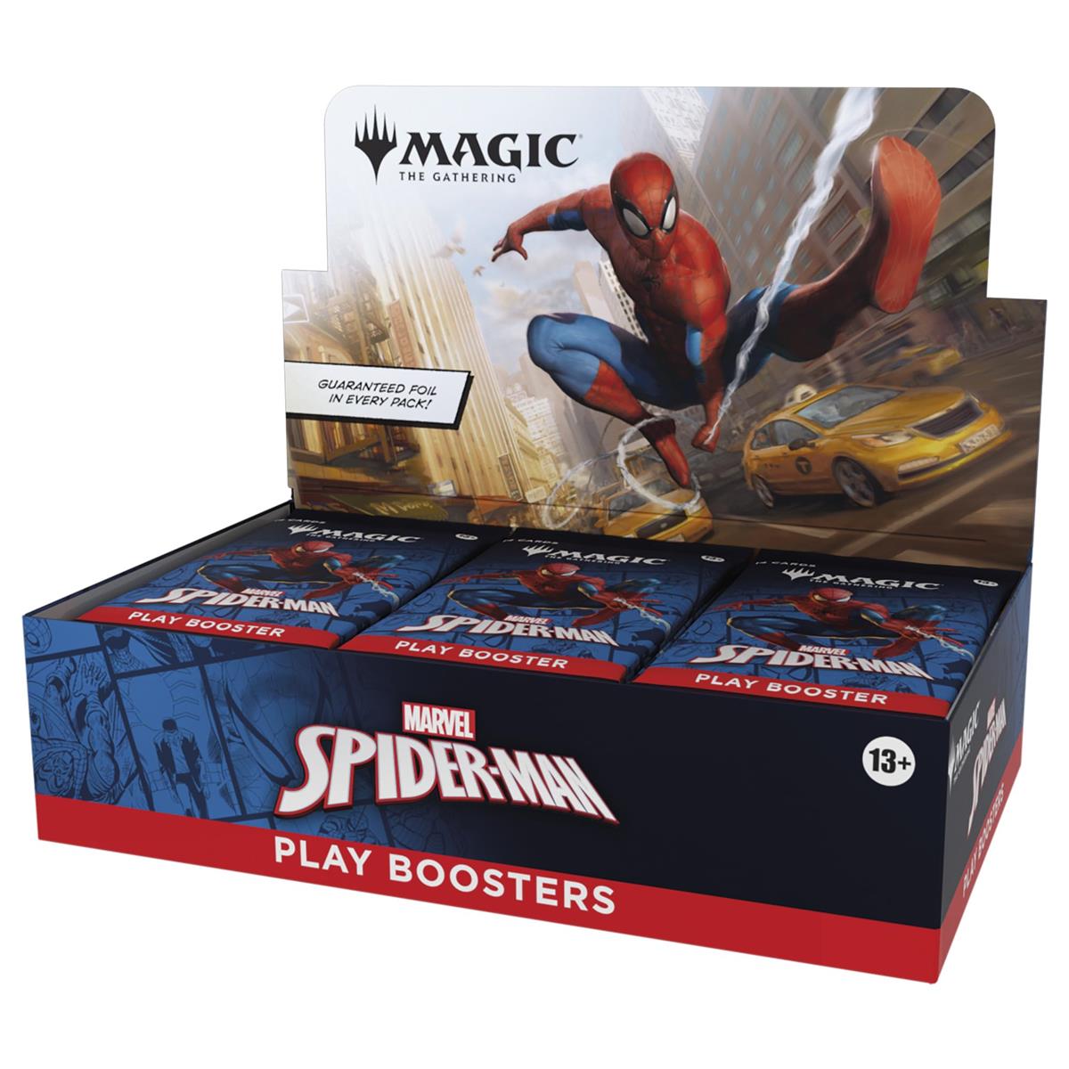 マジック：ザ・ギャザリング マーベル スパイダーマン プレイ・ブースター 英語版（BOX30パック入り）MTG トレカ ウィザーズ・オブ・ザ・コースト SPM D45240000｜テッセラクトRK店