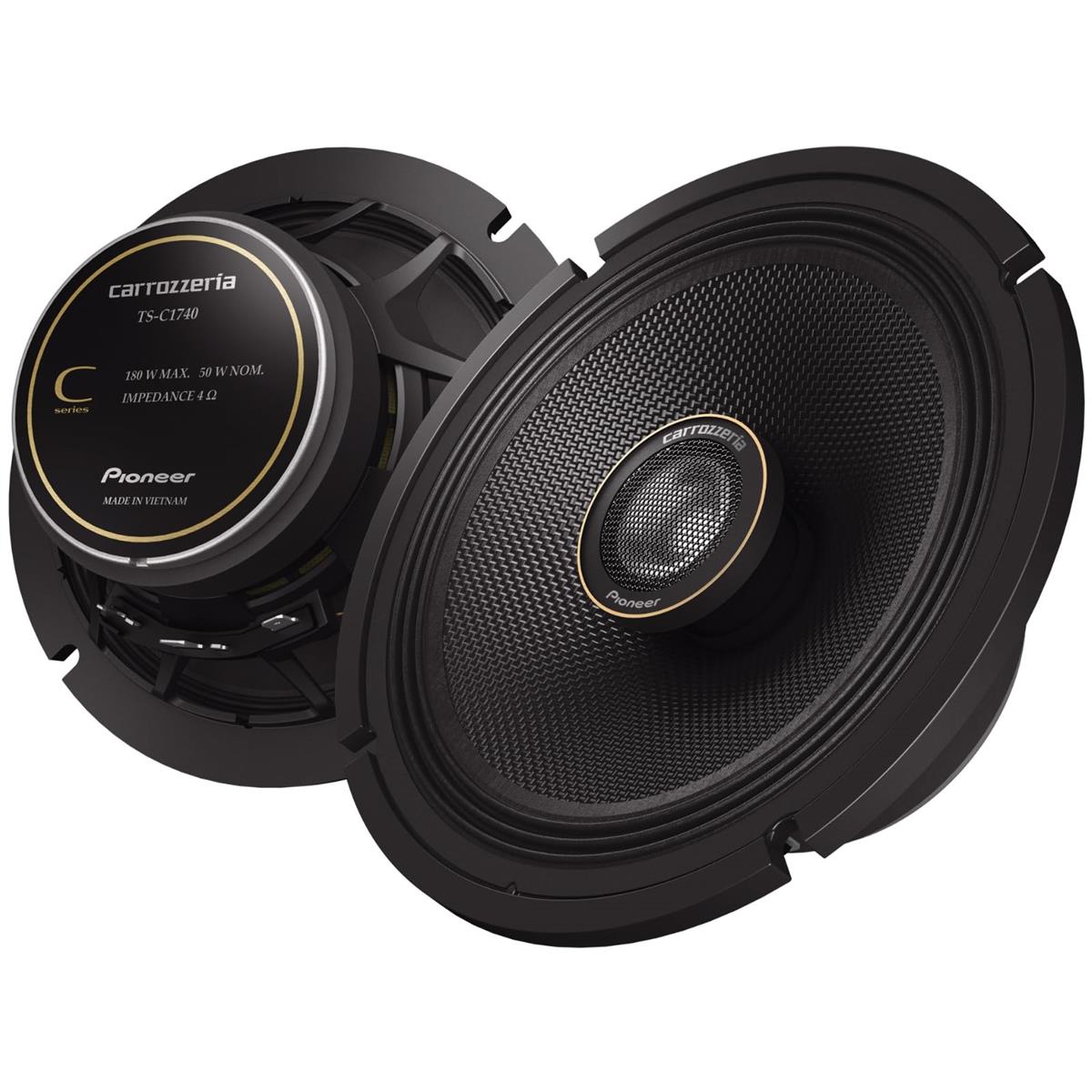 Pioneer スピーカー TS-C1740 17cm カスタムフィットスピーカー コアキシャル 2ウェイ ハイレゾ対応 カロッツェリア｜テッセラクトRK店