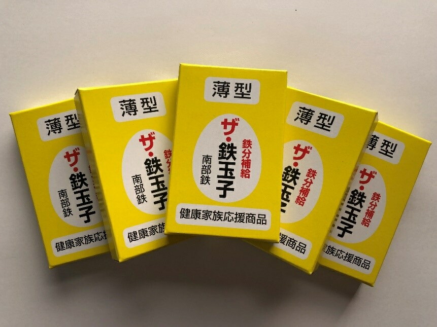 ザ・鉄玉子 薄型５個セット 鉄たまご 鉄分補給 南部鉄器 鐵 直