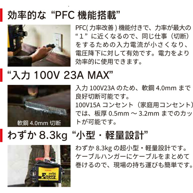 市場 SUZUKID 100V 切断機 専用 APC-15S エアープラズマ