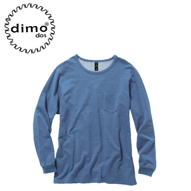 長袖クルーネッックＴシャツ dimo NAKATSUKA 中塚被服 D4081