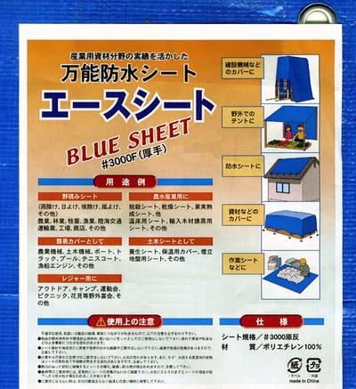 全能雨合羽腰かけ はやりっ児腰かけ #3000F(朦々たる) 青色腰かけ