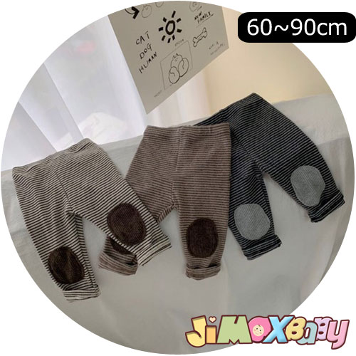 60cm 70cm 80cm 90cm「メール便送料無料」 「ベビーボトムス」ボーダー ダメージ パンツ 無地 可愛い 格好いい 合わせやすい パンツ 男女兼用 合わせやすい