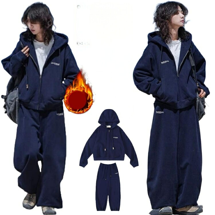 裏起毛 上下セット ジャケット パンツ トレーニング ウェア スウェット メンズ レディース カジュアル セットアップ 長袖 秋冬 ジャージ フード付き スポーツウェア ジップアップ 上下