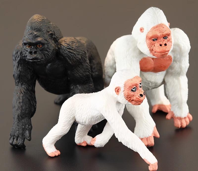 ゴリラ フィギュア 人形 ホビー おもちゃ 模型 シミュレーション 動物 リアル コレクション ディスプレイ ミニチュア 子供 猿 教育 装飾品 ギフト