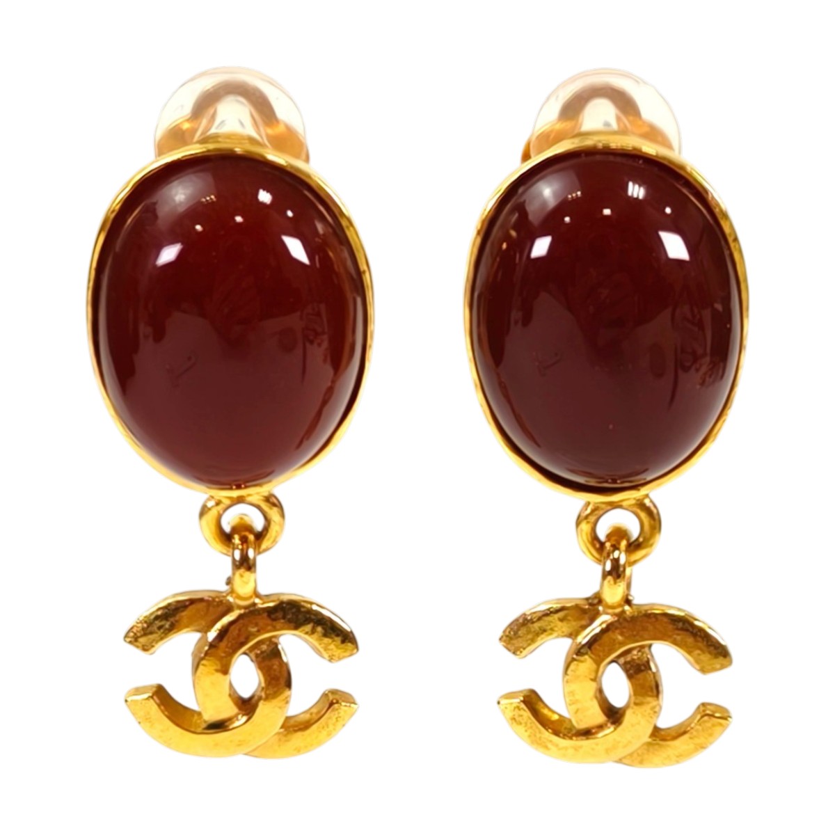 CHANEL シャネル ココマーク カラーストーンイヤリング 管理番号：1602｜東京銀座PICALS vintage shop