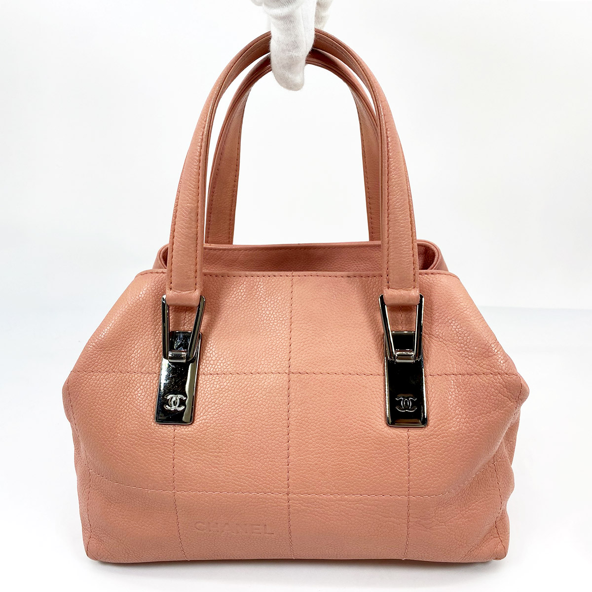 美品　CHANEL ベージュ ボストンバッグ 中古・古着通販】CHANEL (シャネル) ミニボストンバッグ