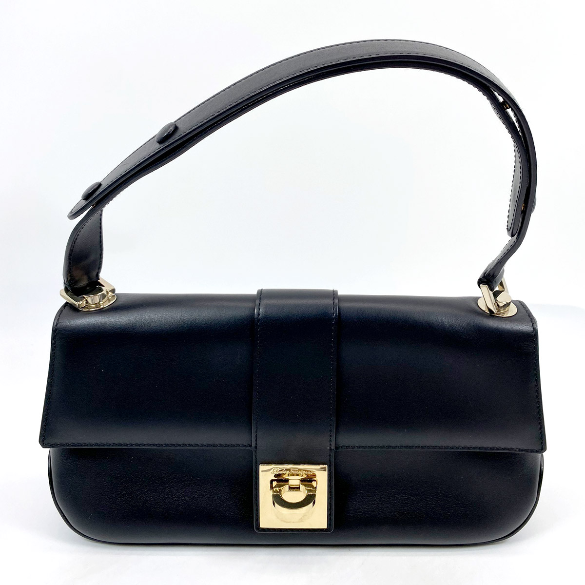 Ferragamo ハンドバック ブラック 楽天市場】□新品同様□ Ferragamo フェラガモ ガンチーニ