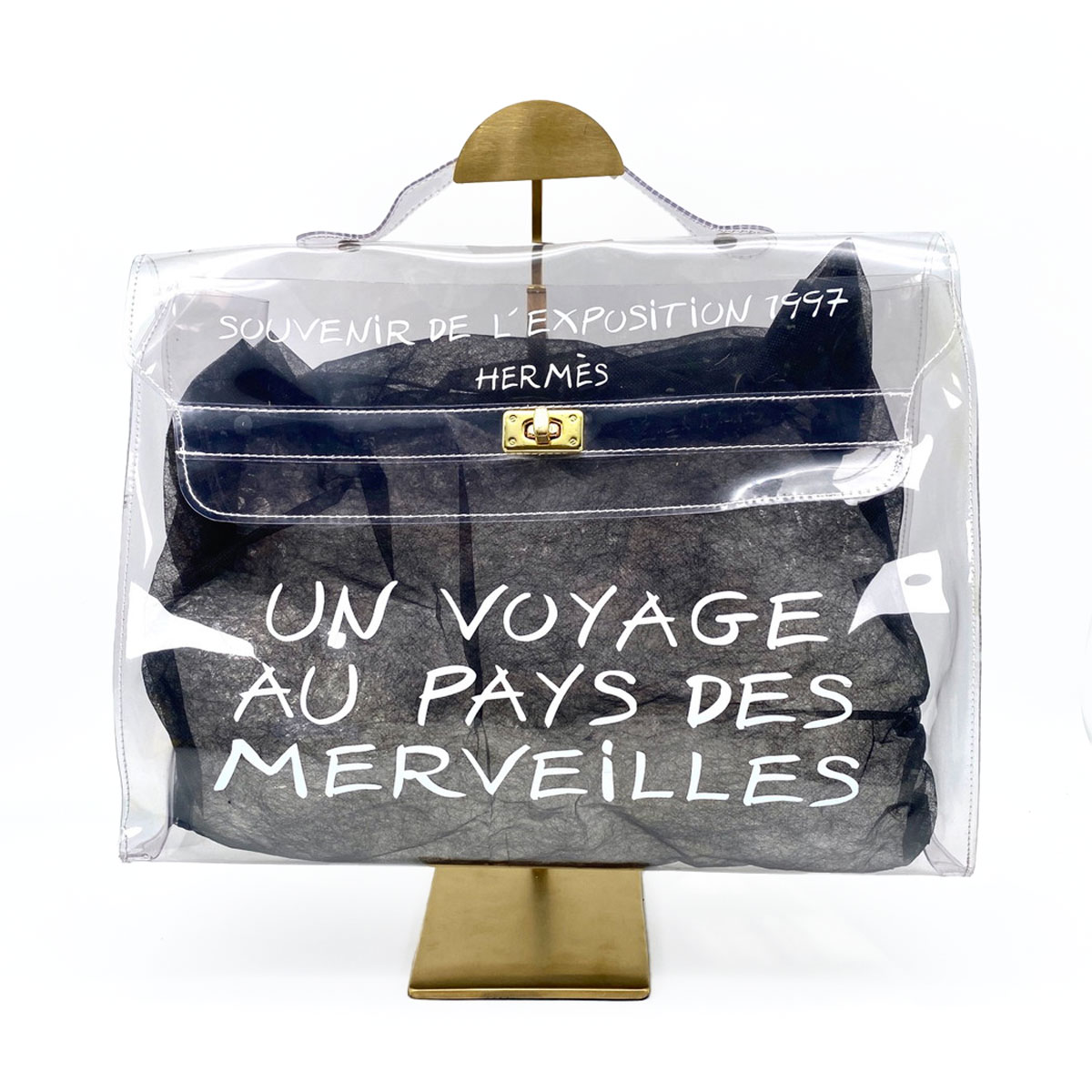 【未使用品】HERMES エルメス トートバッグ ビニールケリー HERMES エルメス ビニールケリー・1997・クリア トートバッグ