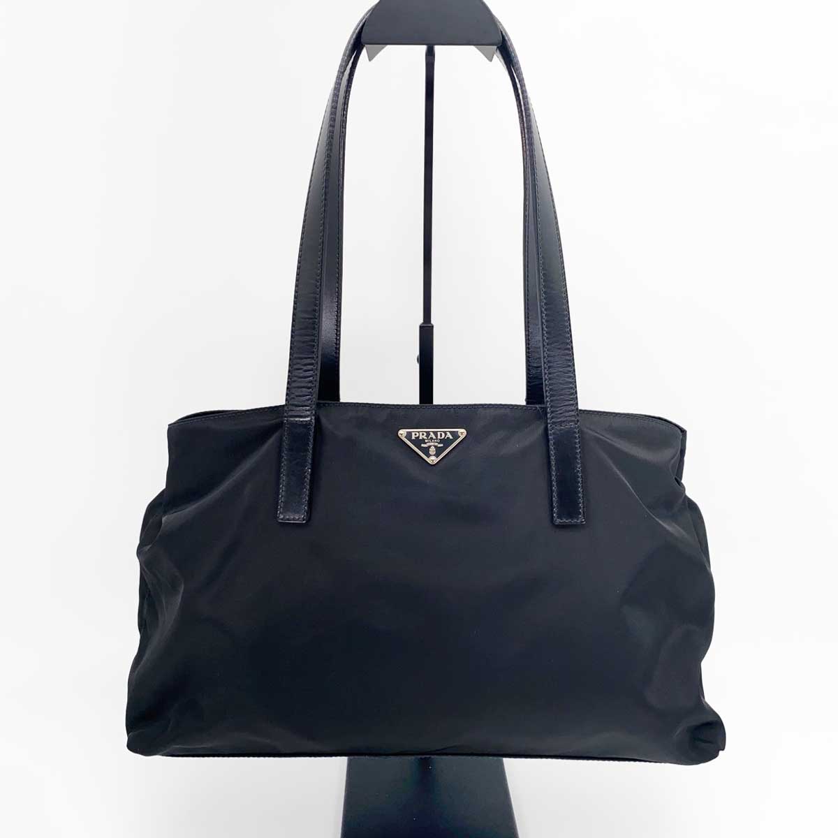 楽天市場】プラダ PRADA フリルトートバッグ ハンドバッグ