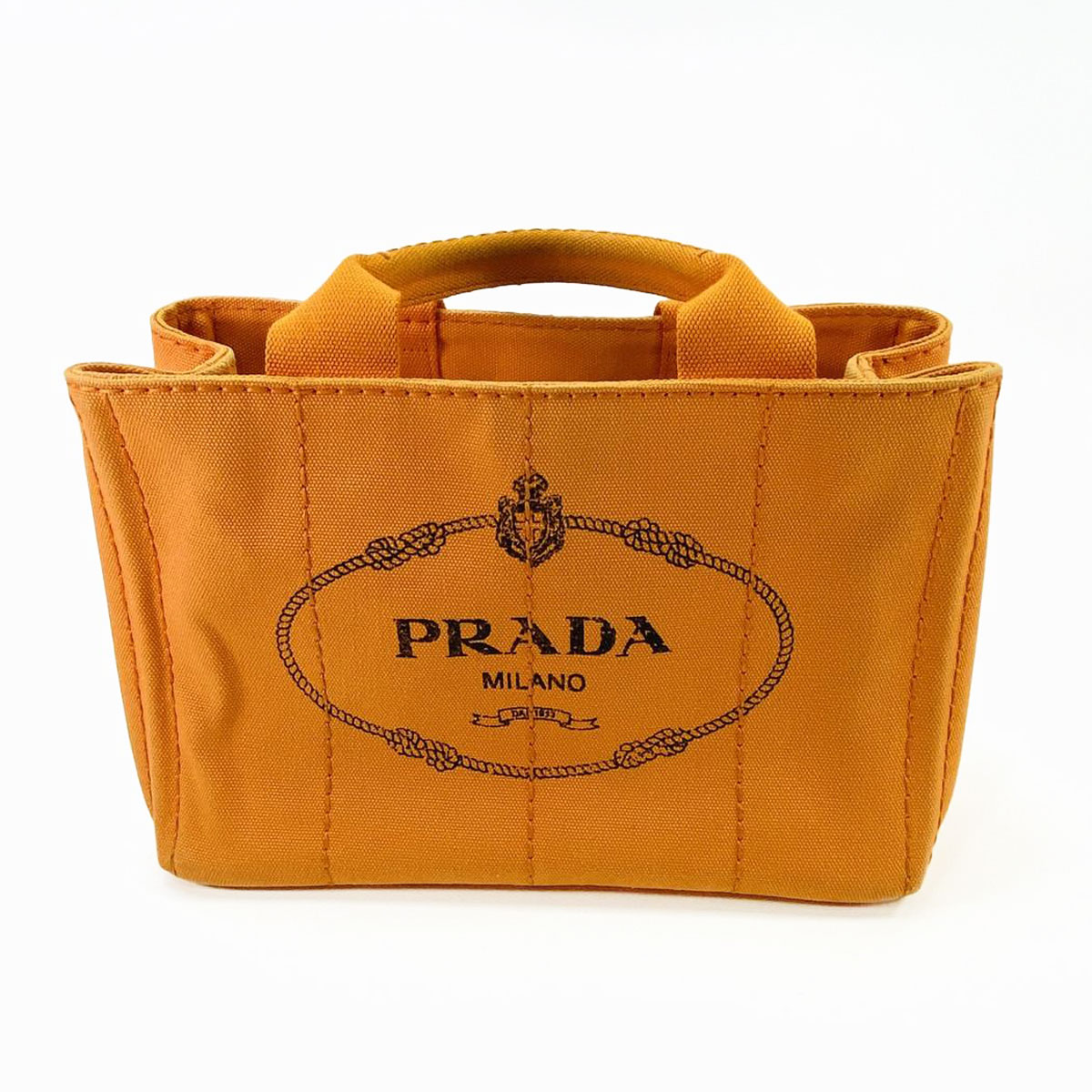 PRADA プラダ キャンバス ジャガード トートバッグ レディース プラダ(PRADA)プラダ LOGO JACQUARD ロゴジャガード トート