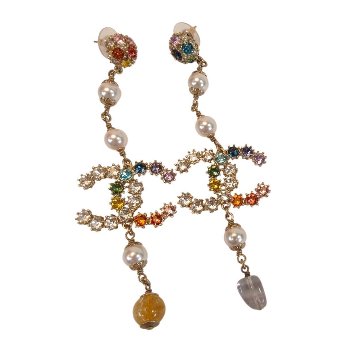 Chanel フラワーピアス パールクリスタル imgrc0126736570.jpg