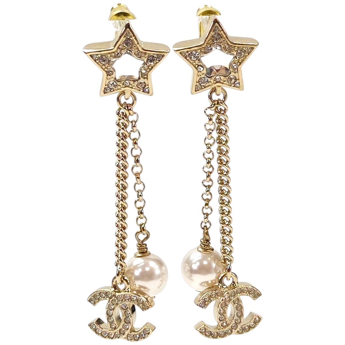 シャネル　ピアス　CHANEL 星　パール 楽天市場】CHANEL シャネル スター 星 パール ピアス ゴールド 管理