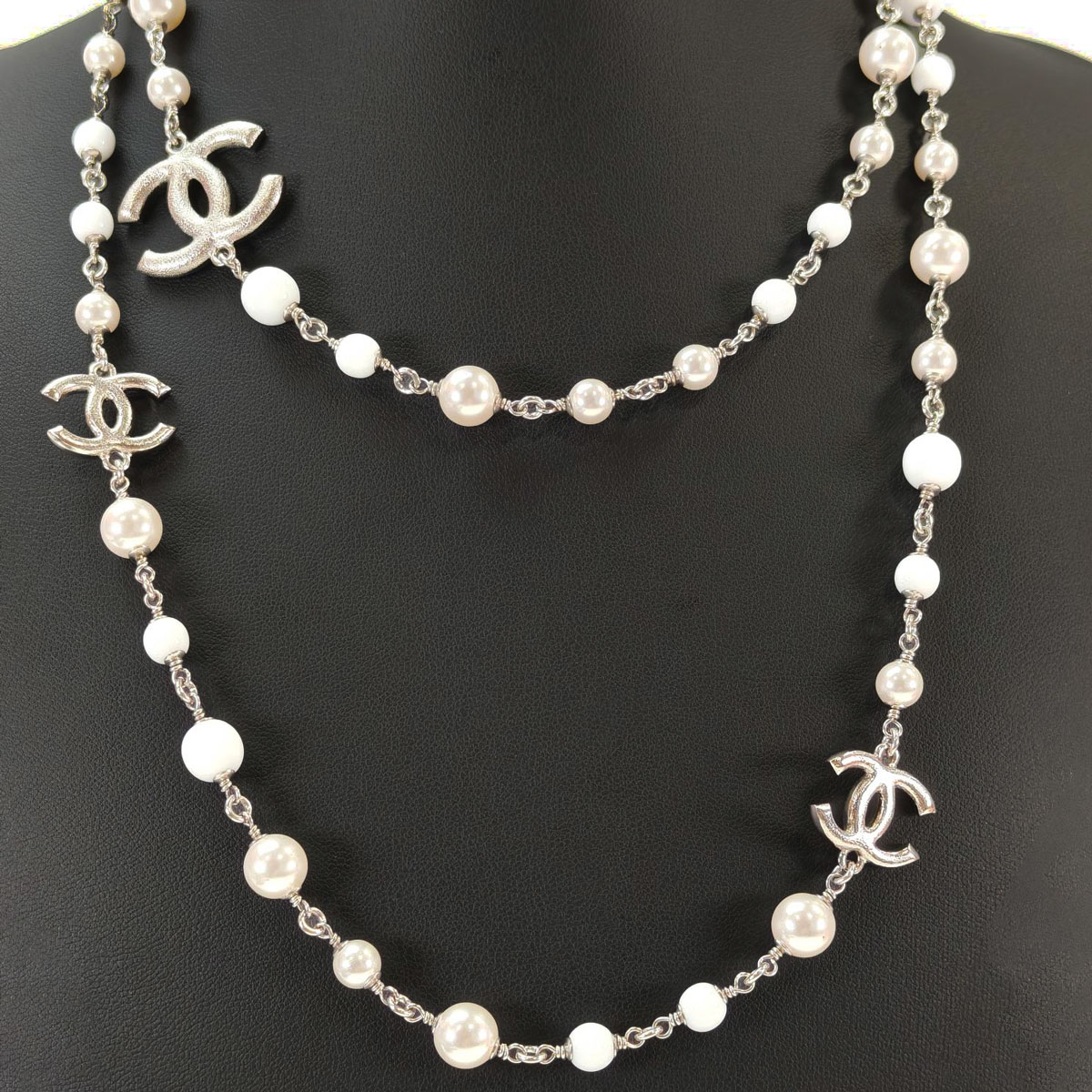 楽天市場】CHANEL パールロングネックレス 100周年記念 新品同様