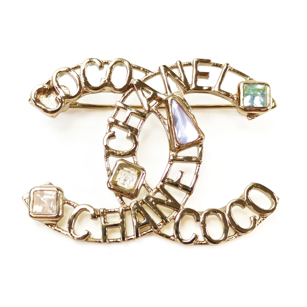 楽天市場】質屋 ブローチ CHANEL シャネル ココマーク 95A ホワイト