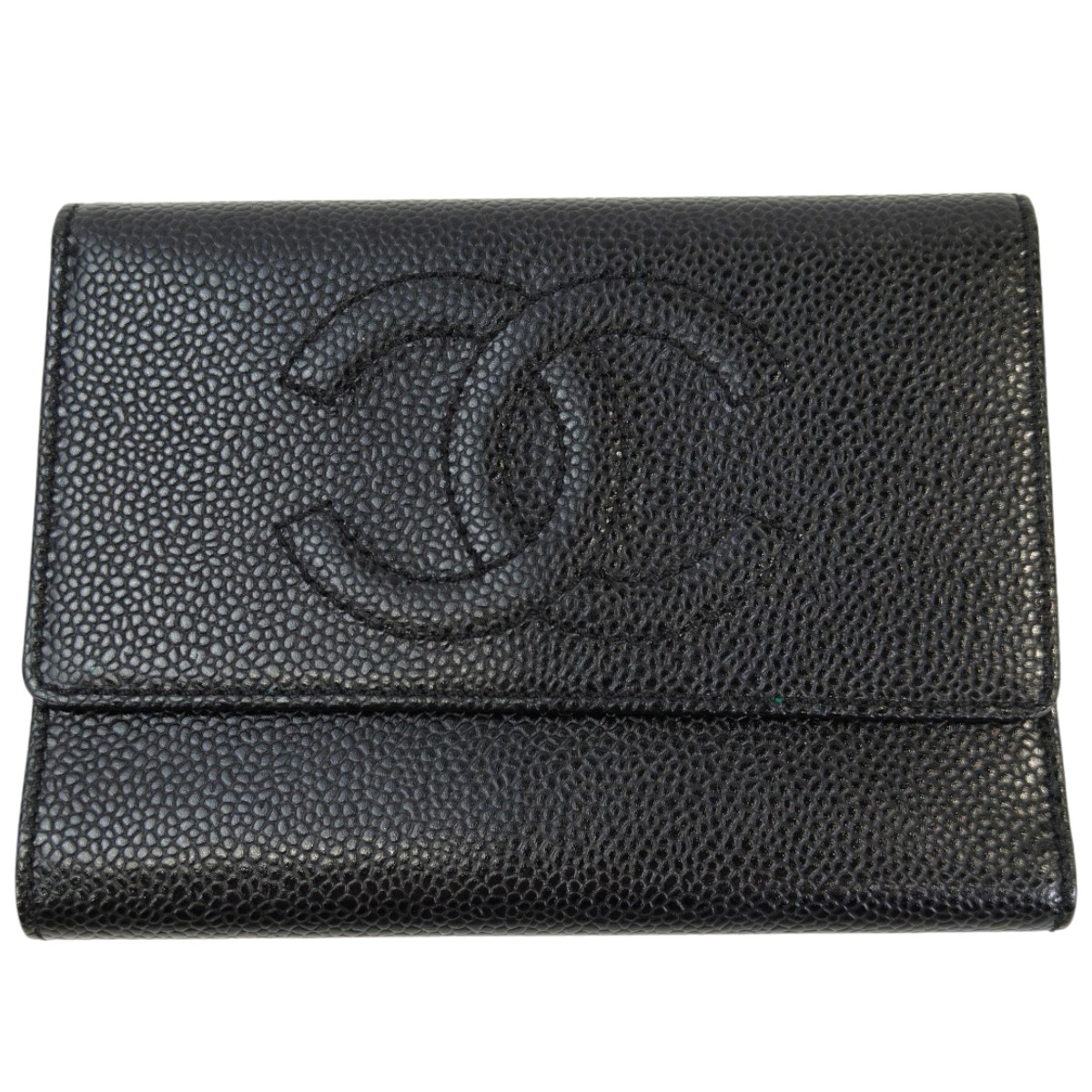 楽天市場】シャネル 三つ折り財布 レディース ココマーク ブラック