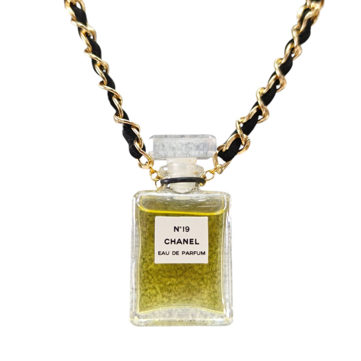 CHANEL シャネル No.19 パフュームボトル 香水 ネックレス ゴールド 管理番号：11042 28,008円