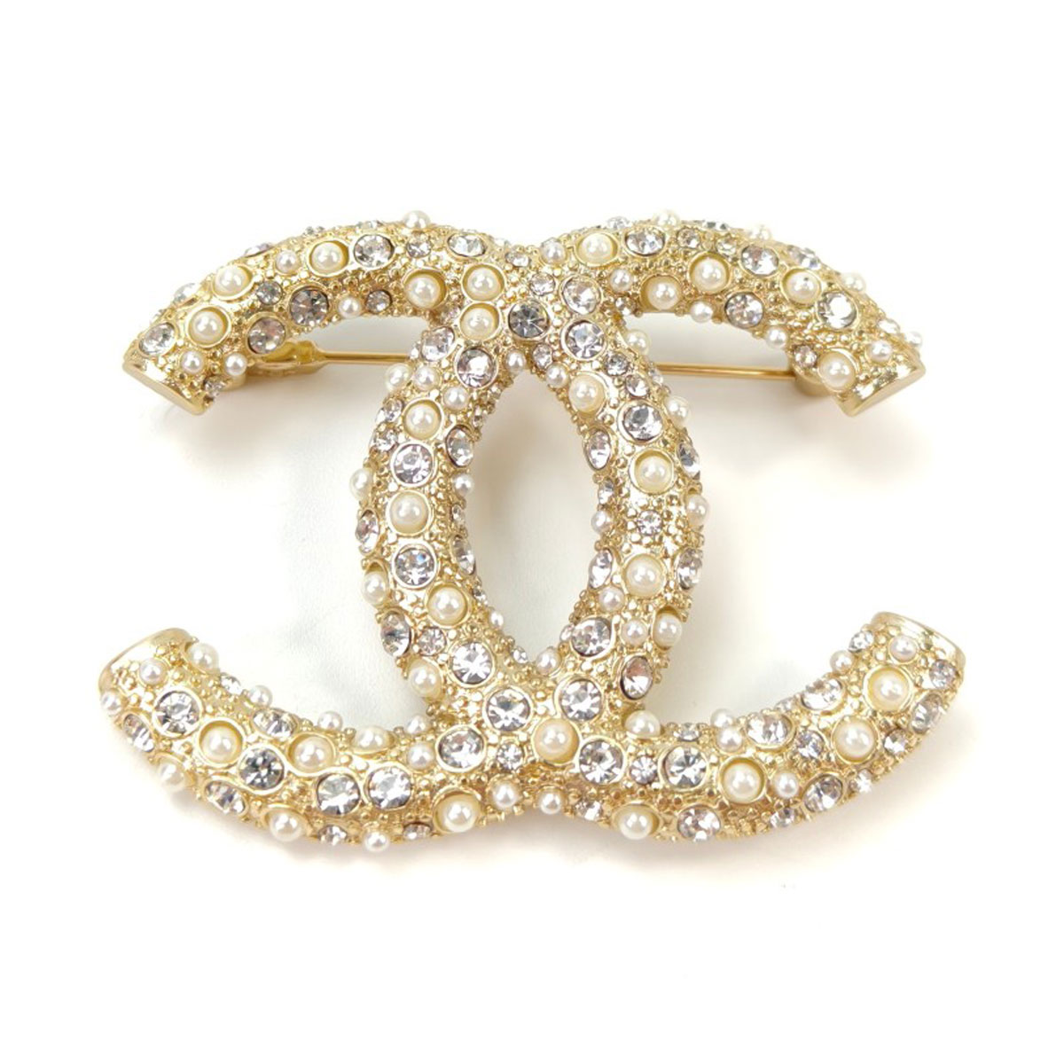 CHANEL シャネル ココマーク パール ブローチ ゴールド 管理番号：11046｜東京銀座PICALS vintage shop