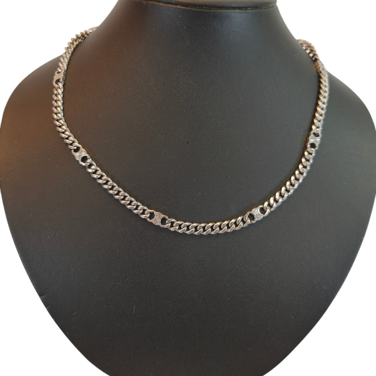 【極美品☆箱付き】セリーヌ　トリオンフ　グルメット　ネックレス　チェーン 楽天市場】【中古】 CELINE セリーヌ トリオンフ グルメット