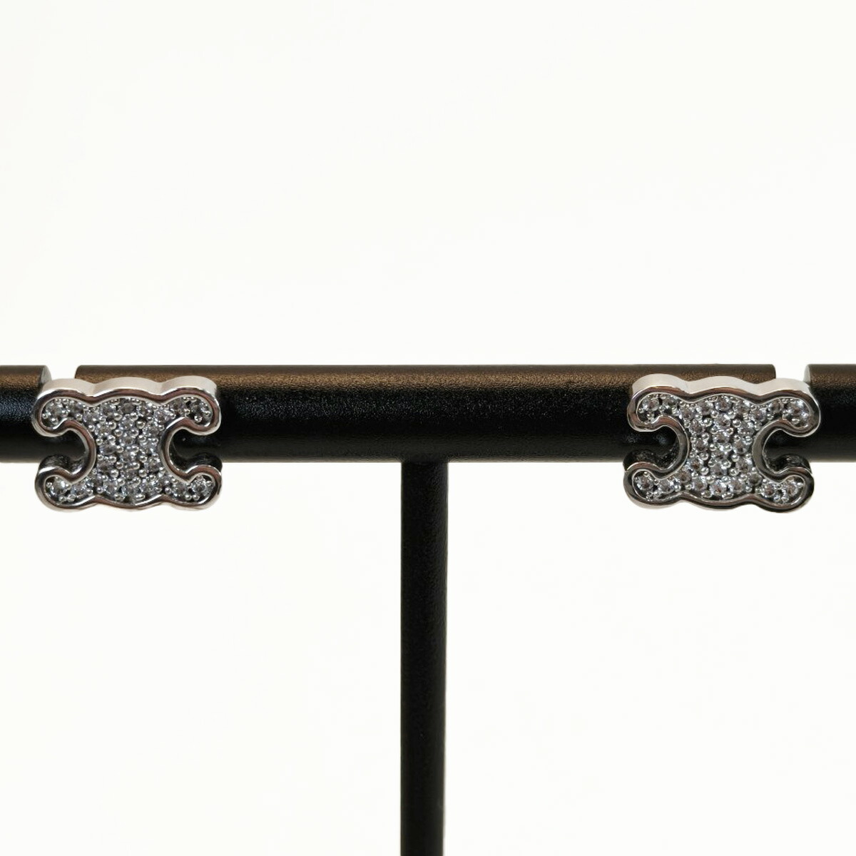 楽天市場】CELINE セリーヌ ノット スモール フープ ピアス 金色