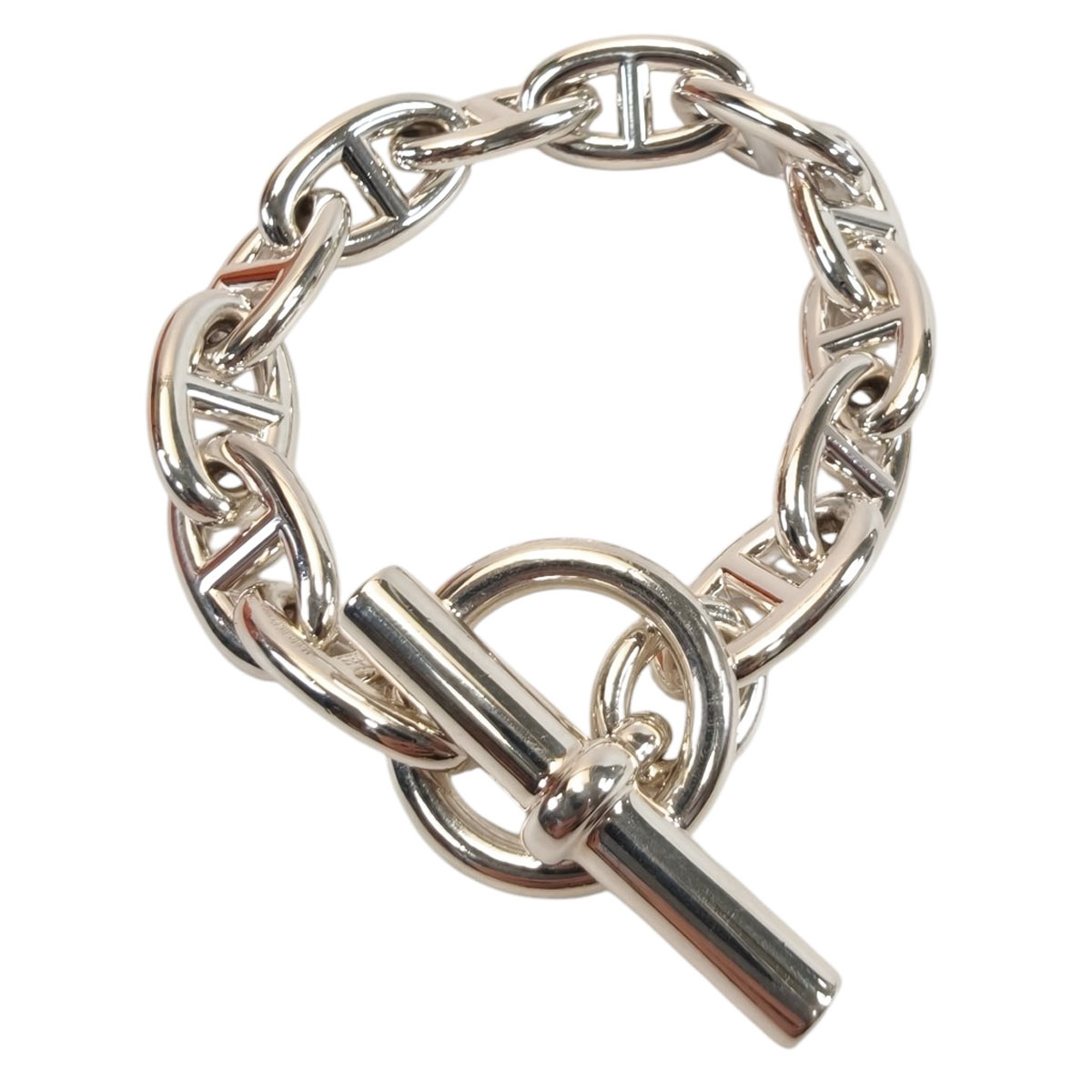 HERMES エルメス シェーヌダンクル MM 19コマ ブレスレット SV925 シルバー 管理番号：10057 191,400円
