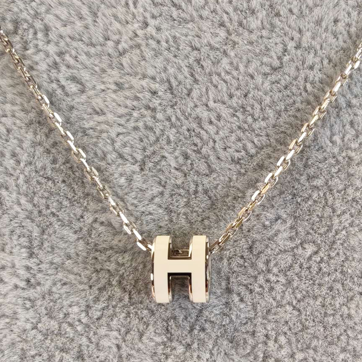 楽天市場】エルメス HERMES ネックレス ペンダント ポップH ミニ