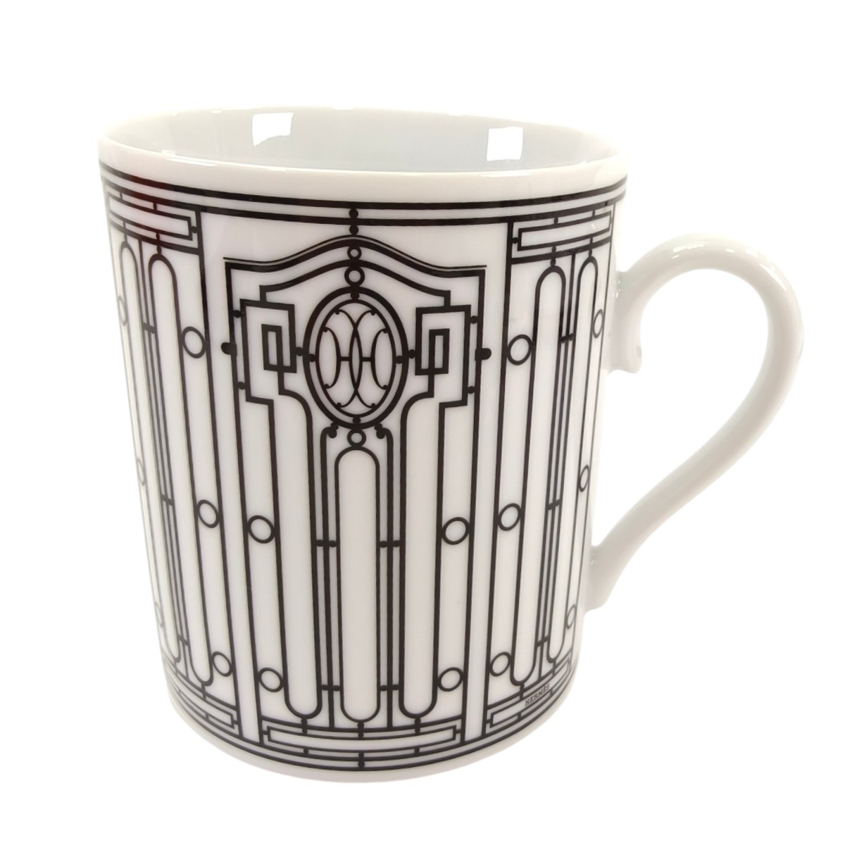 HERMES エルメス H Deco アッシュデコ マグカップ コップ 食器 ホワイト 管理番号：10621