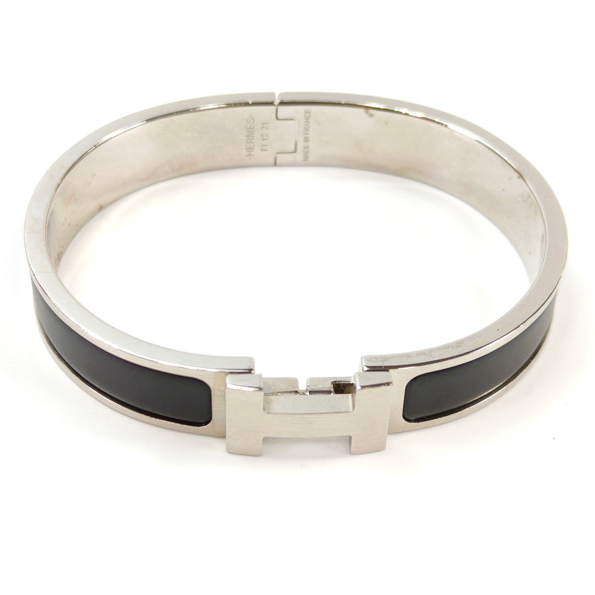 楽天市場】エルメス ブレスレット バングル クリックH ブラック