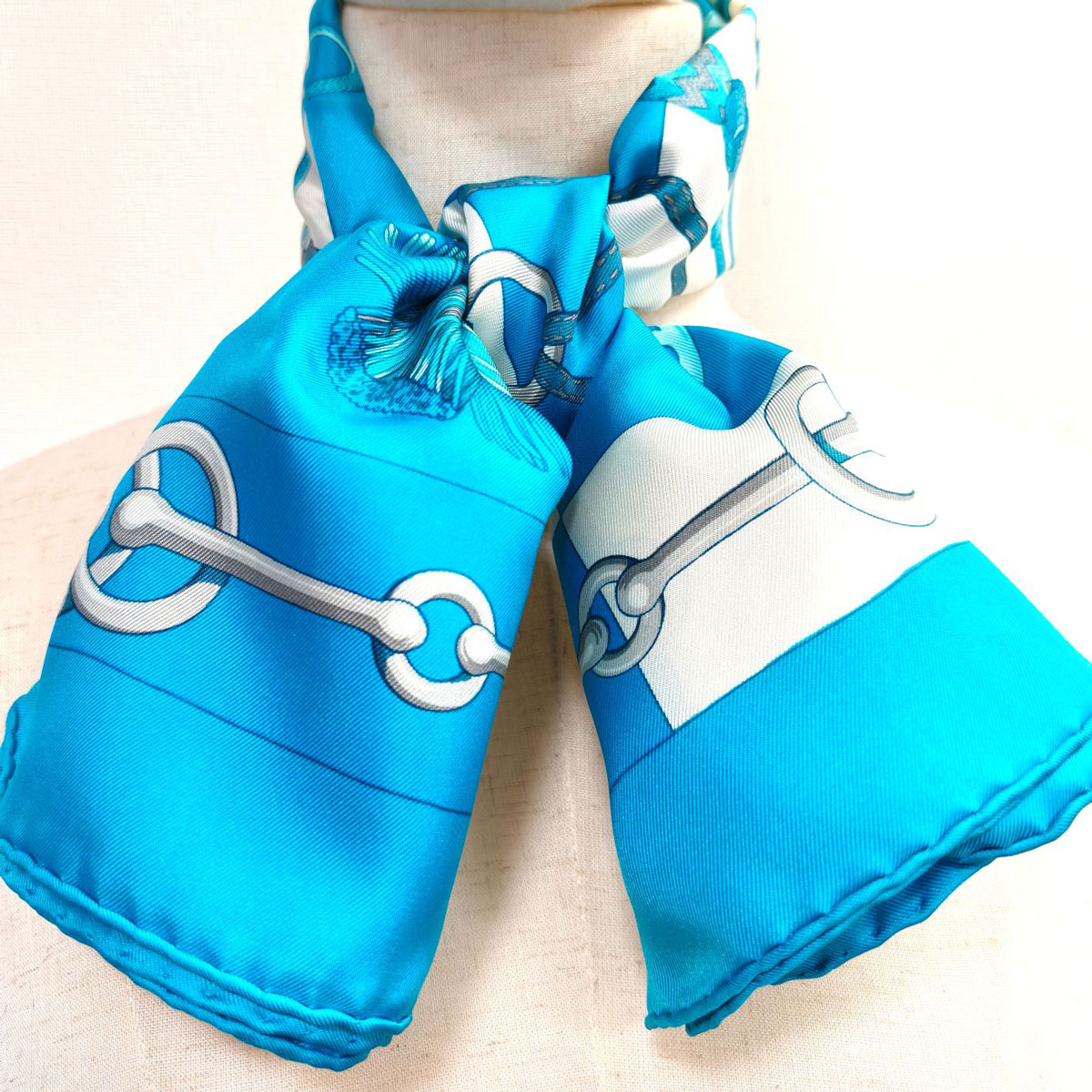 楽天市場】【エルメス】Hermes エルメス カレ90 シルクスカーフ