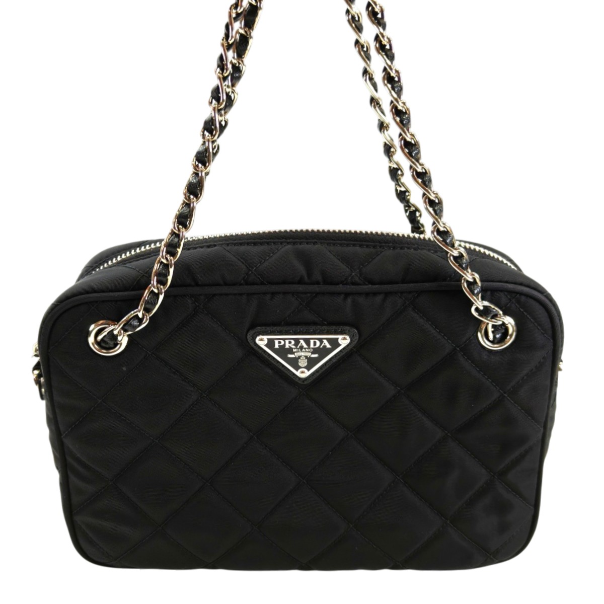 楽天市場】【バッグ】PRADA プラダ キルティング ハンドバッグ