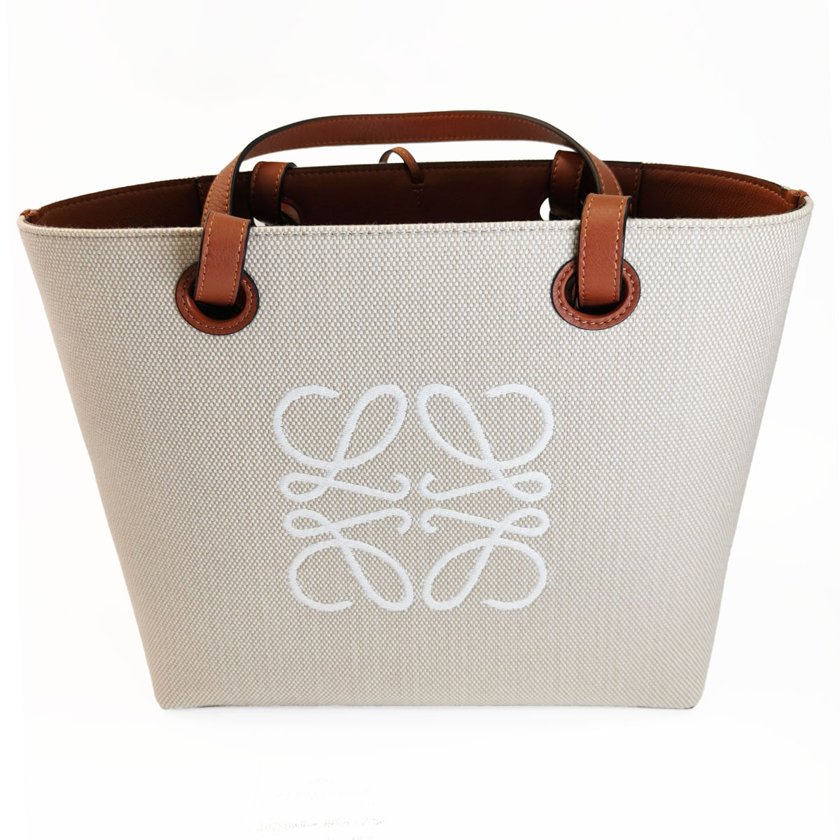 LOEWE ロエベ アナ瓦 2Way 肩かけ トートバッグ エクリュ 白いこと 管理すること携帯電話：10780