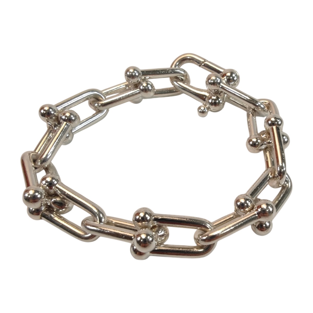 ティファニー ダブルリング ブレスレット VINTAGE TIFFANY & CO. Double Ring Bracelet Sterling Silver