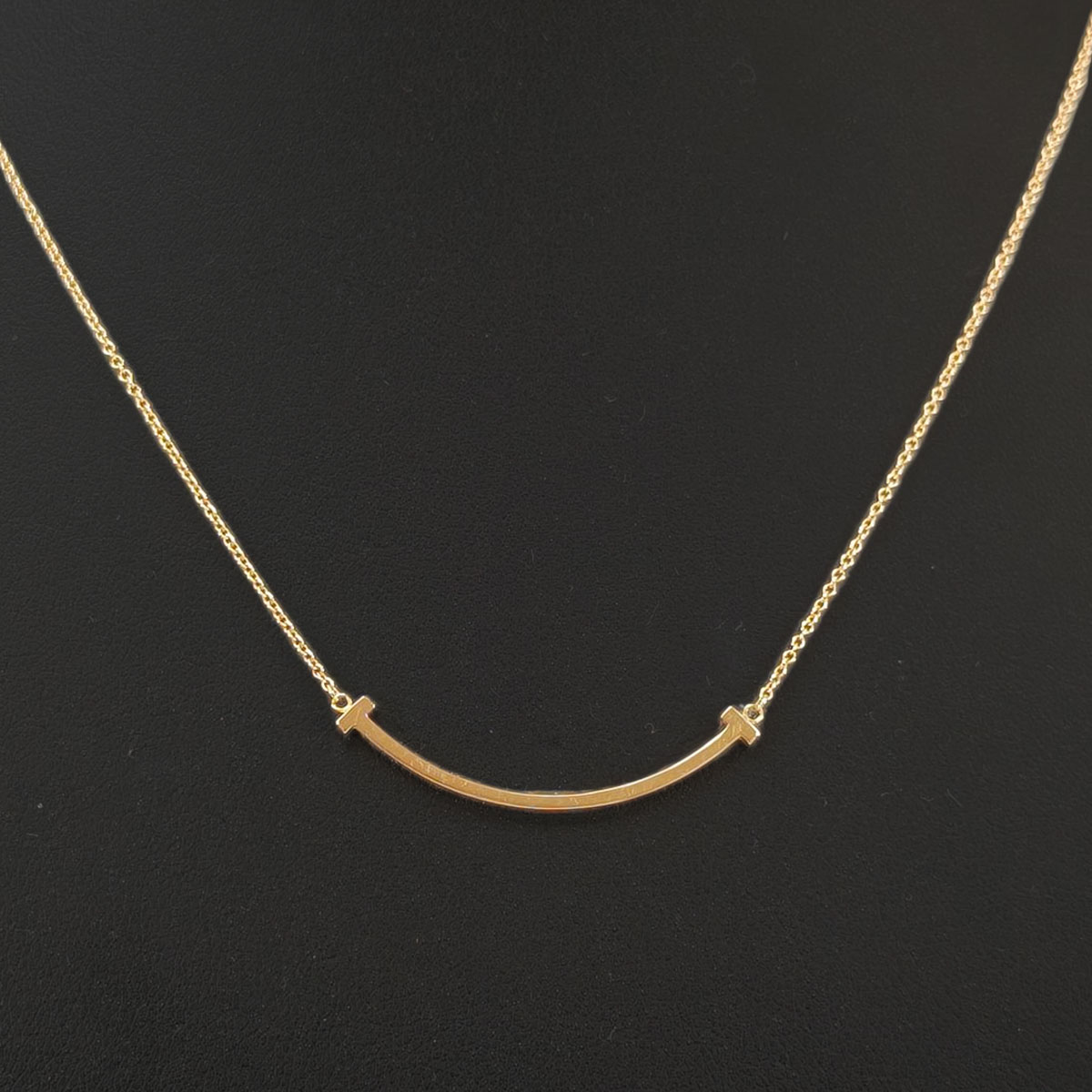 楽天市場】TIFFANY&Co ティファニー T スマイル ミニ ネックレス K18YG