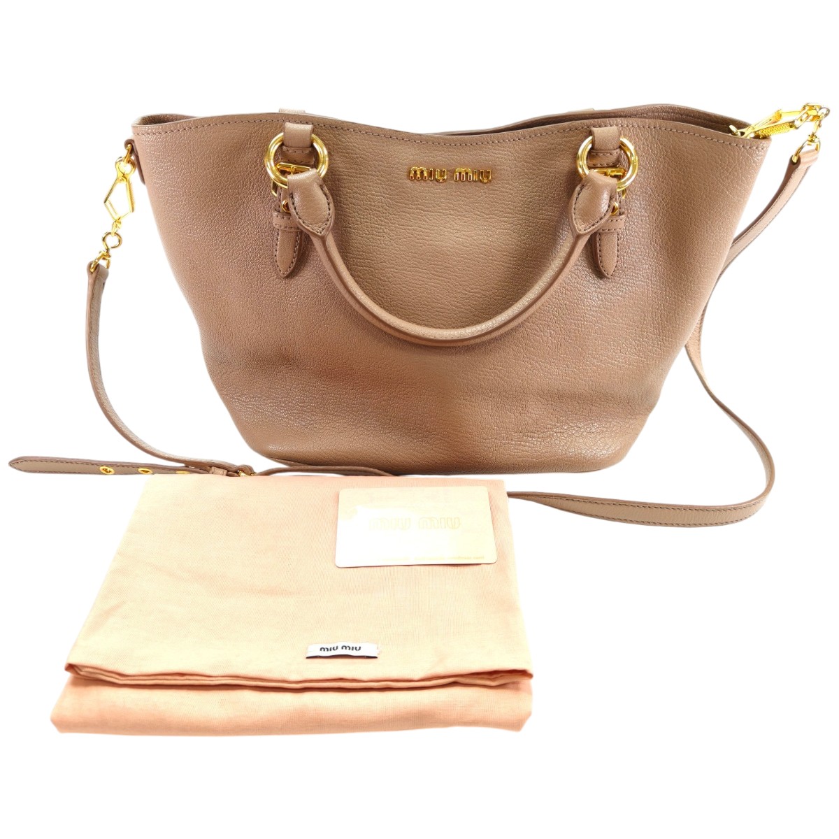 ミュウミュウ miumiu ショルダーバッグ ミュウ ミュウ(Miu Miu)ミュウ ミュウ 2wayショルダーバッグ