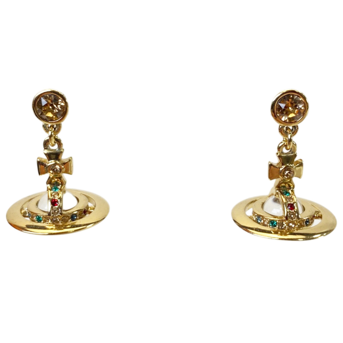Vivienne Westwood ヴィヴィアン オーブ ピアス ゴールド 管理番号：10815
