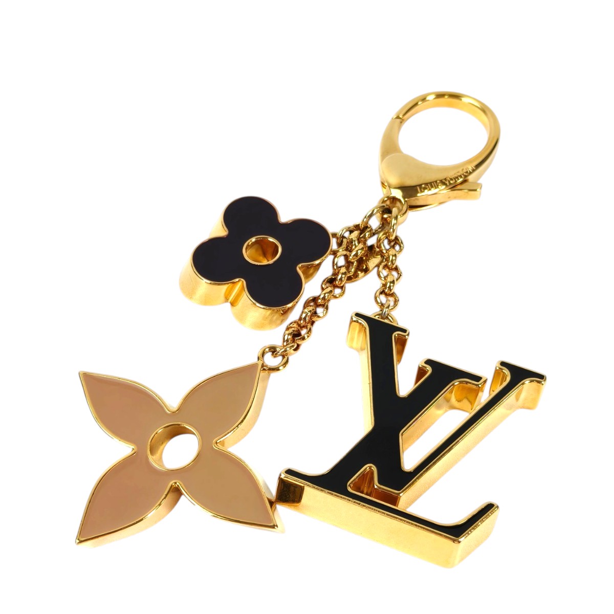 Louis Vuitton ルイヴィトン フルール ドゥ モノグラム 御徒面子引きつける ゴールド×黒いこと 管理すること電話番号：11335