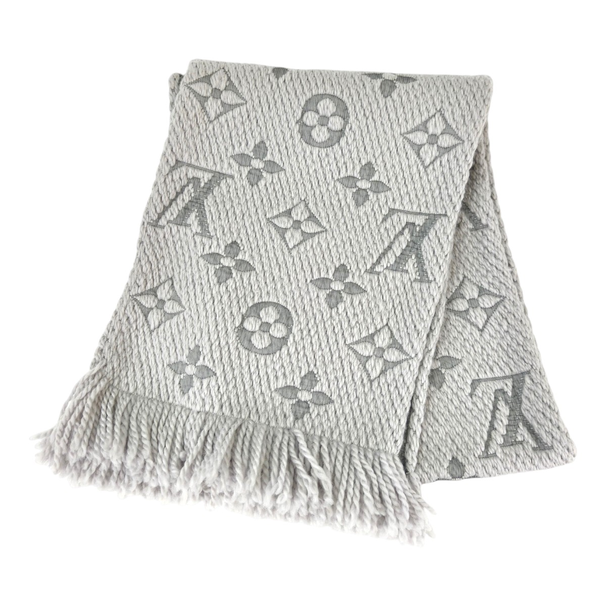Louis Vuitton ルイ ヴィトン エシャル プ ロゴタイプ 気違い えり巻き 薄墨色 管理すること電話番号：11430