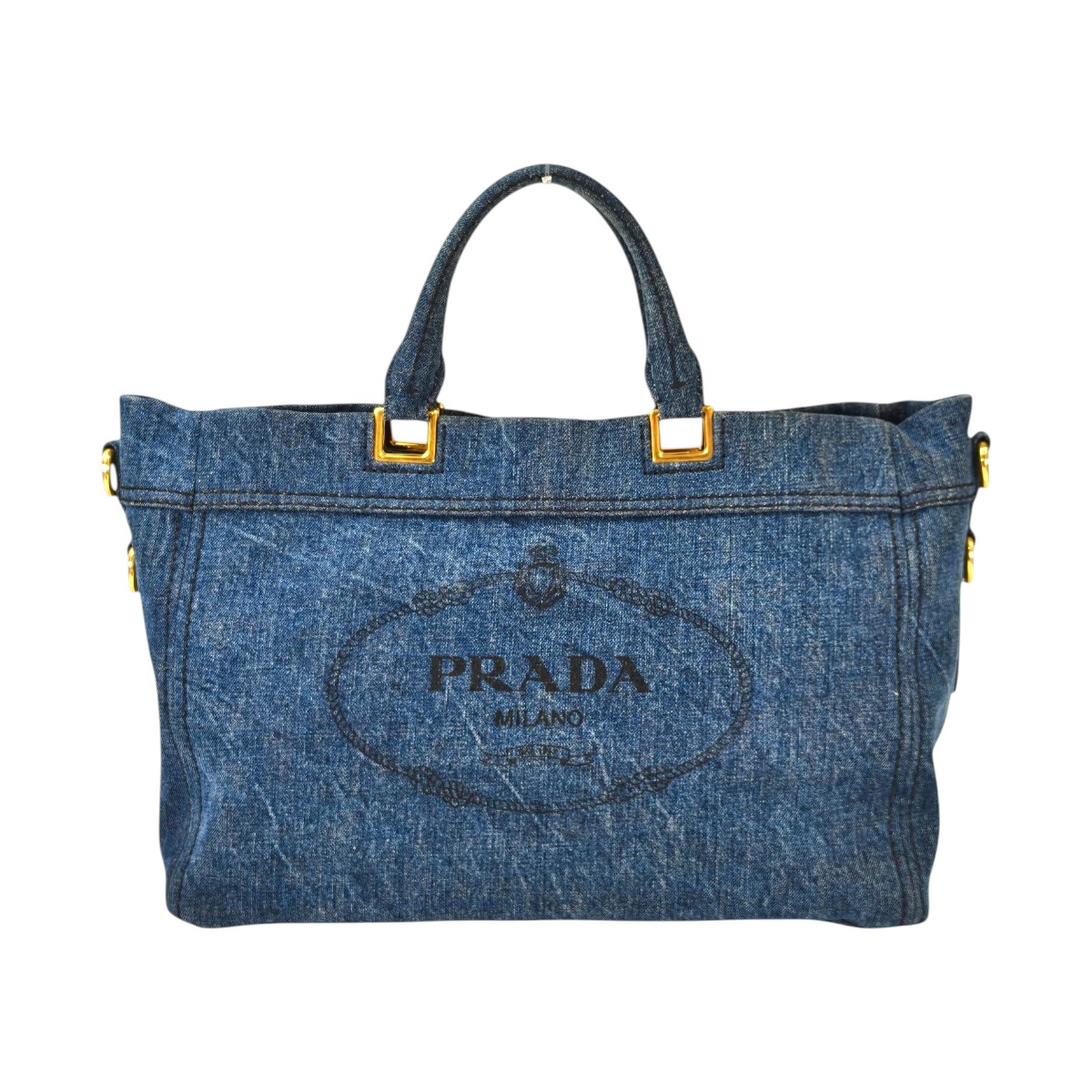 PRADA プラダ カナパ トートバッグ 2WAY 米国海軍 保護すること電話番号：11414