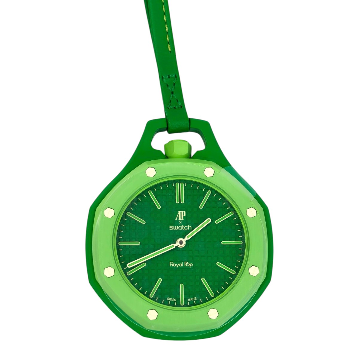 AUDEMARS PIGUET&times;Swatch 手巻き懐中時計GreenEightSSX03G100N 管理番号：11549｜東京銀座PICALS vintage shop