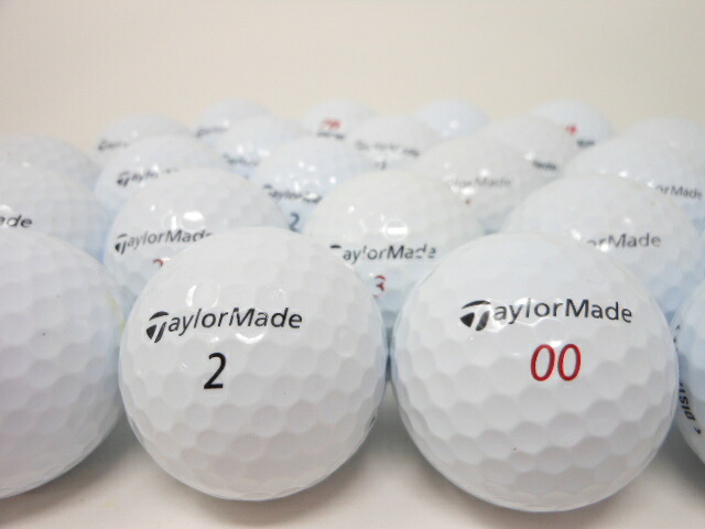 Free Shipping TaylorMade White 24 Ball B Rank Lost Ball Golf Ball Used