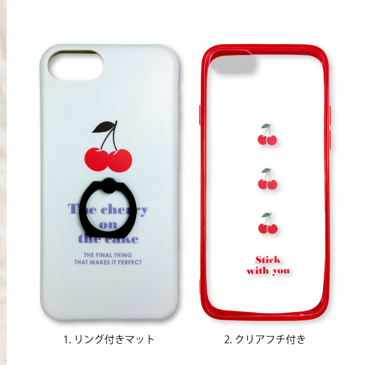 楽天市場 Cherry Iphone6 6s 7 8 Se2ケース サンキューマート サンキューマート Web Shop