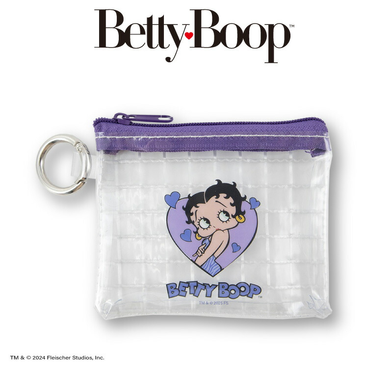楽天市場】ベティー ブープ コラボ バネ口ポーチ Purple Design