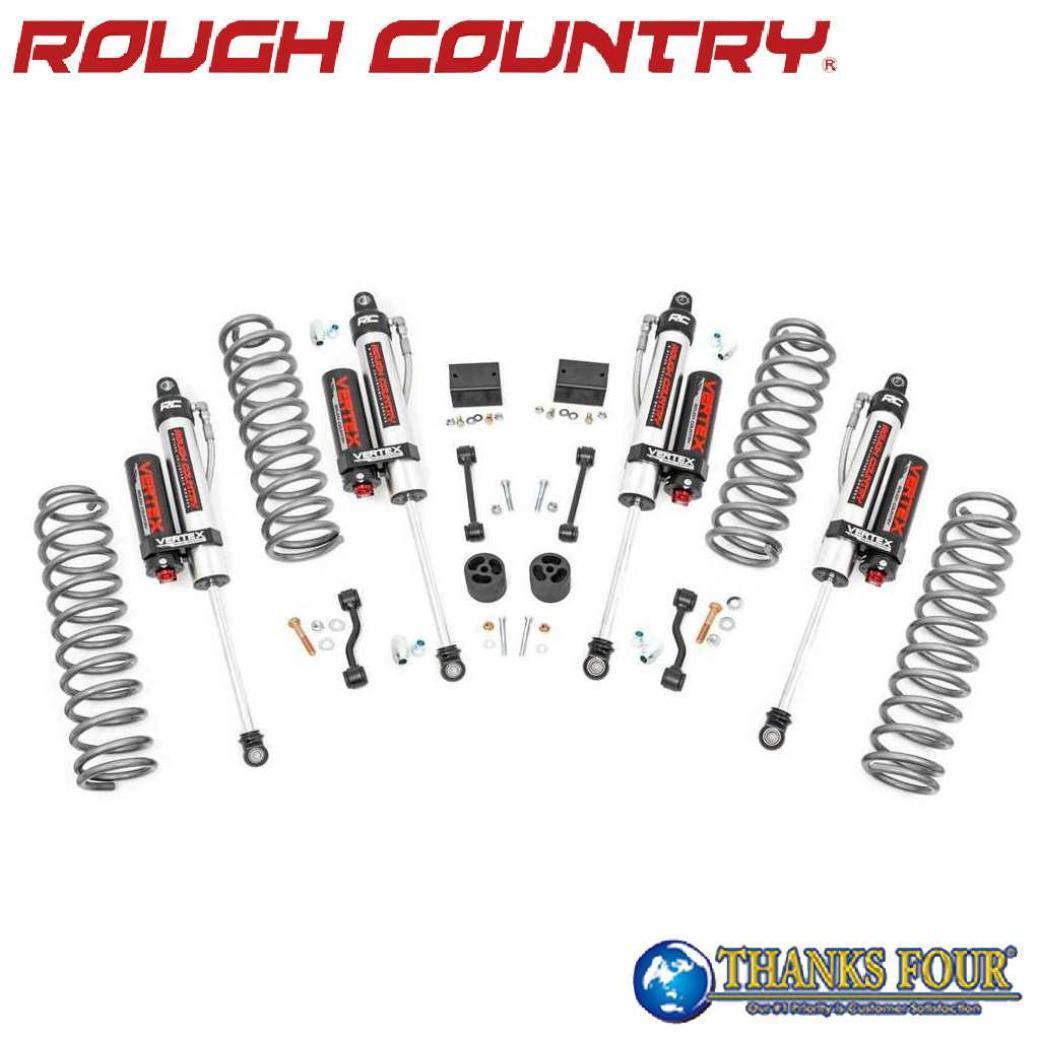 ROUGH COUNTRY ラフカントリー 2.5インチリフトアップキット VERTEXリザーバーショック付き JEEP JLラングラー 4ドア ルビコン 2018年～2023年