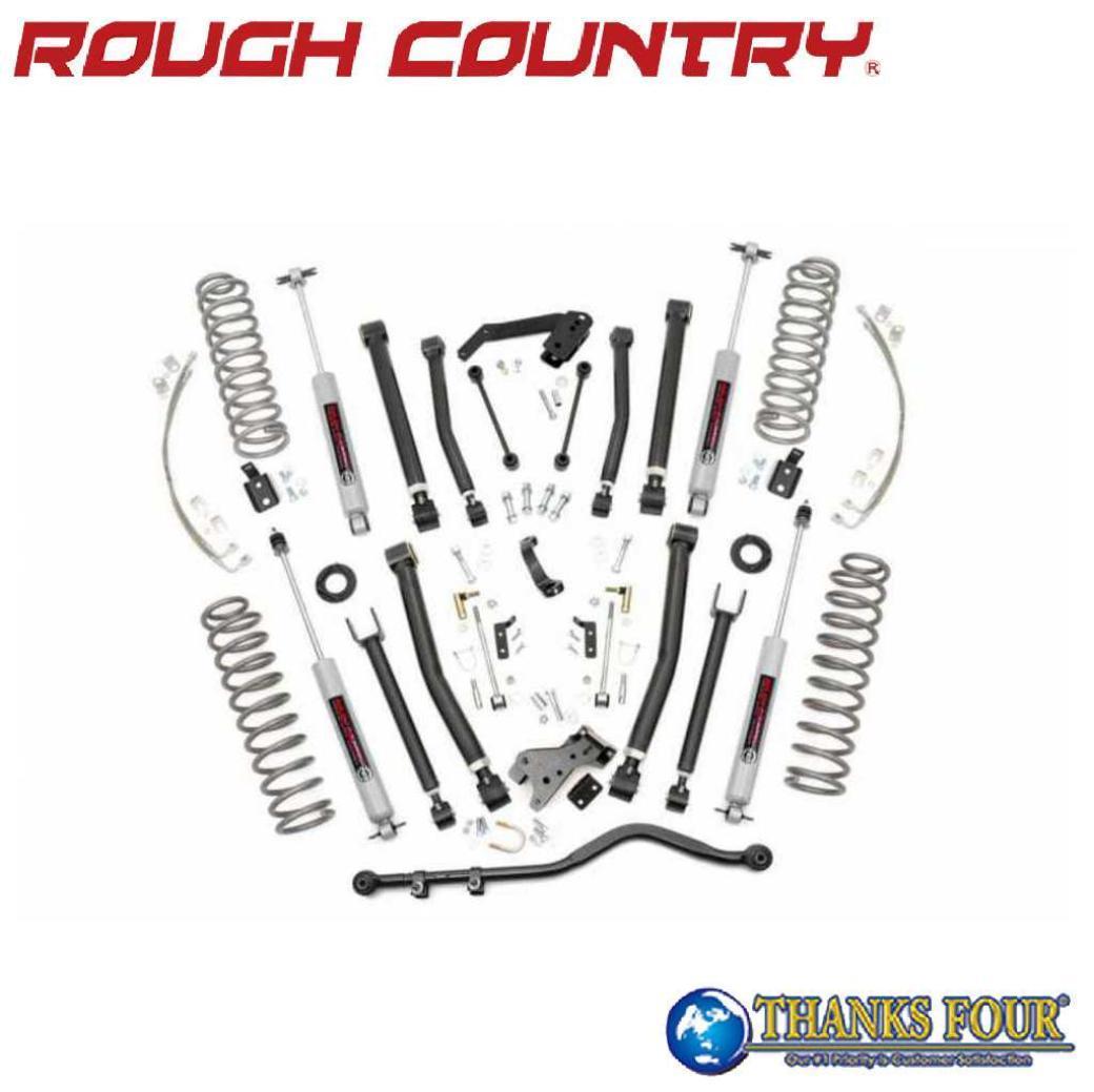 ROUGH COUNTRY ラフカントリー Xシリーズ 6インチリフトアップキット 左ハンドル用 プレミアムN3ショック付き JEEP JKラングラー アンリミテッド 4ドア 2007年～2018年