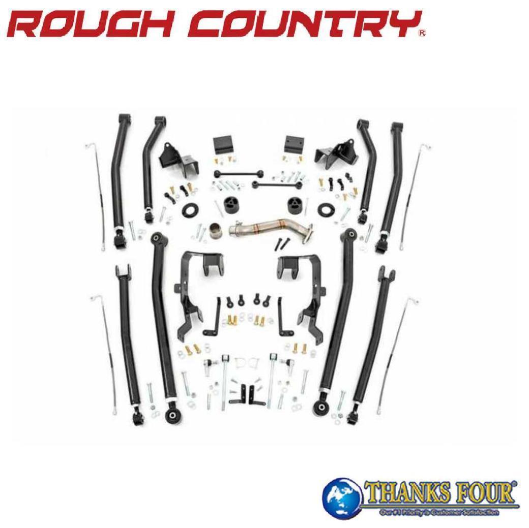 ROUGH COUNTRY ラフカントリー4インチロングアーム アップグレードキットJEEP JKラングラー アンリミテッド 4ドア 2012年～2018年｜サンクスフォー