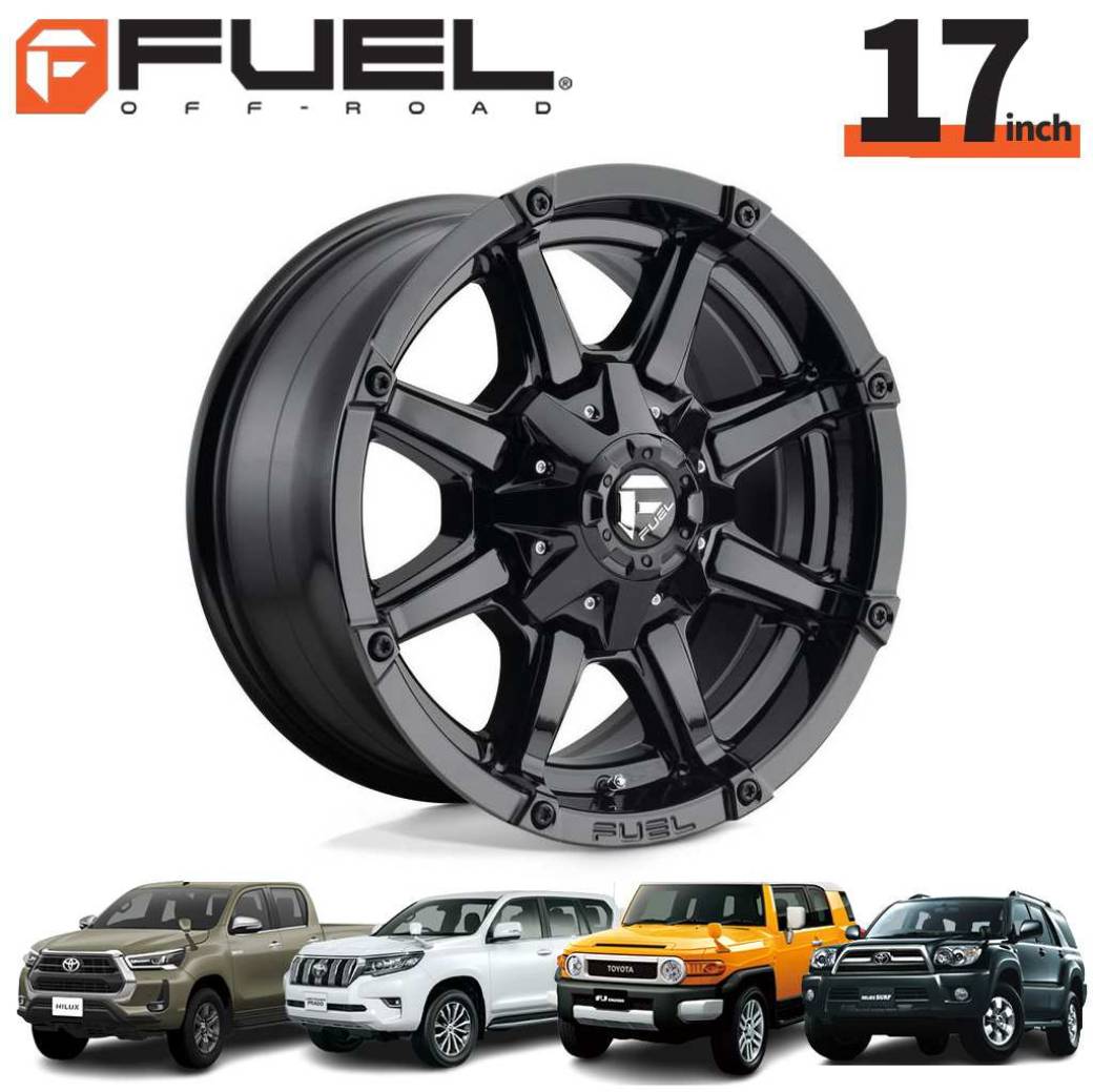 FUEL OFF-ROAD 　4本セット　17インチ　プラド　ハイラックス FUEL OFFROAD ホイール&タイヤ4本セット ハイラックス - メルカリ