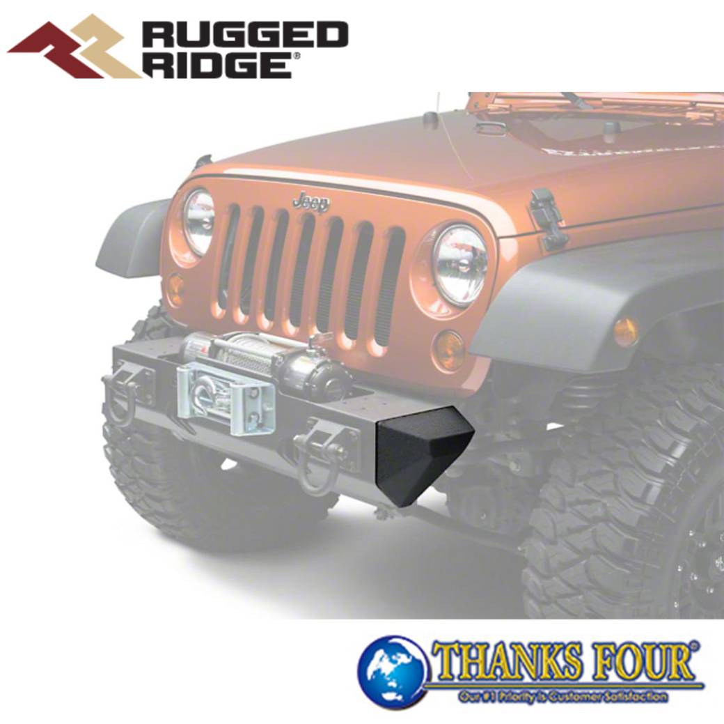 Rugged Ridge ラギッドリッジ XHD バンパーエンド / スタビーエンド ショート 11540.10専用 JEEP JKラングラー 2007年～2018年