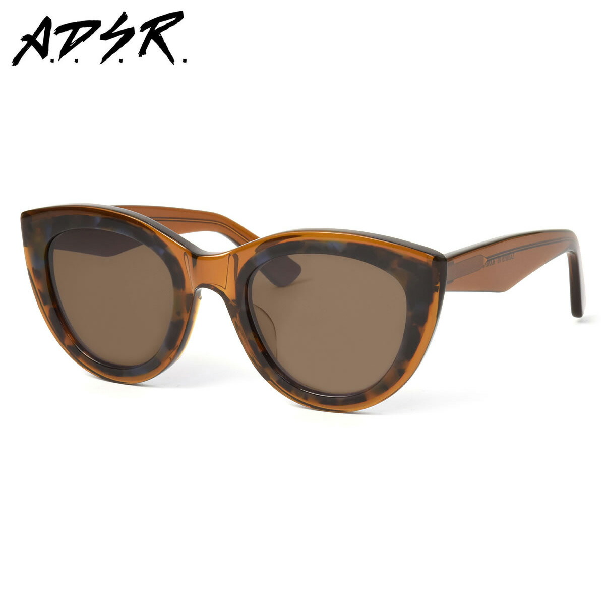 A.D.S.R. LAURYN 05 49サイズ エーディーエスアール ADSR サングラス ローリン フォックス クラシク トレンド フラットレンズ 2カーブレンズ メンズ レディース