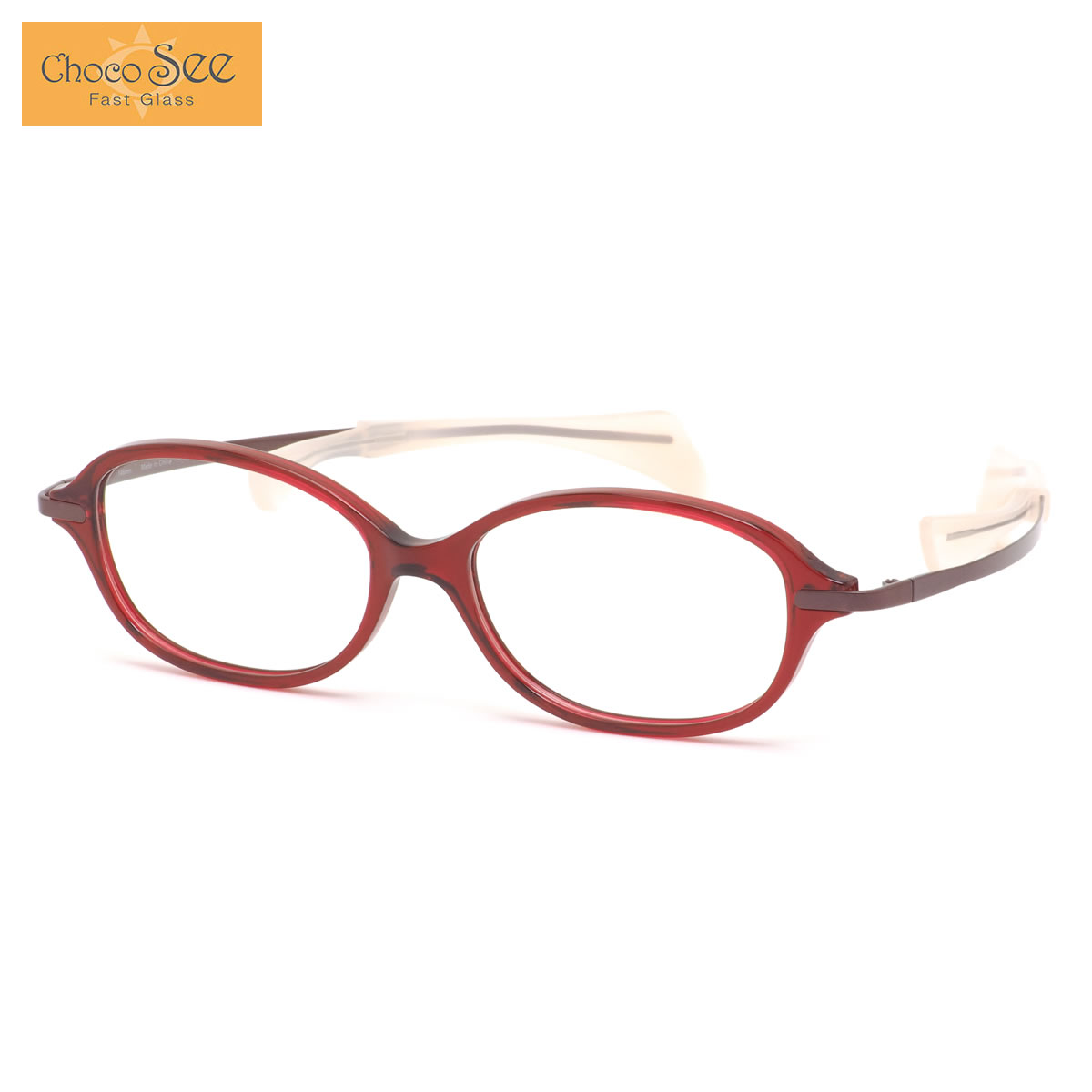 鼻に跡がつかない メガネ Choco See ちょこシー FG24510 VO eyeneed_fg24510-lens