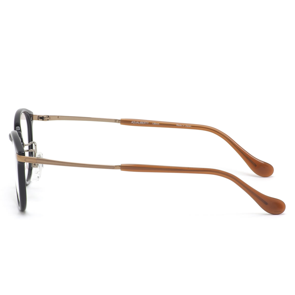 14時までのご注文なら即日発送可能 ギフトバッグ コンビニ決済手数料無料 メガネ 日本全国送料無料 Bk 48 アクアリバティ アクアリバティ 48 Aqualiberty 黒ぶち 眼鏡 正規商品販売店 軽い アクアリバティ メガネ Aq くろぶち 丸 日本製 Made In Japan メンズ